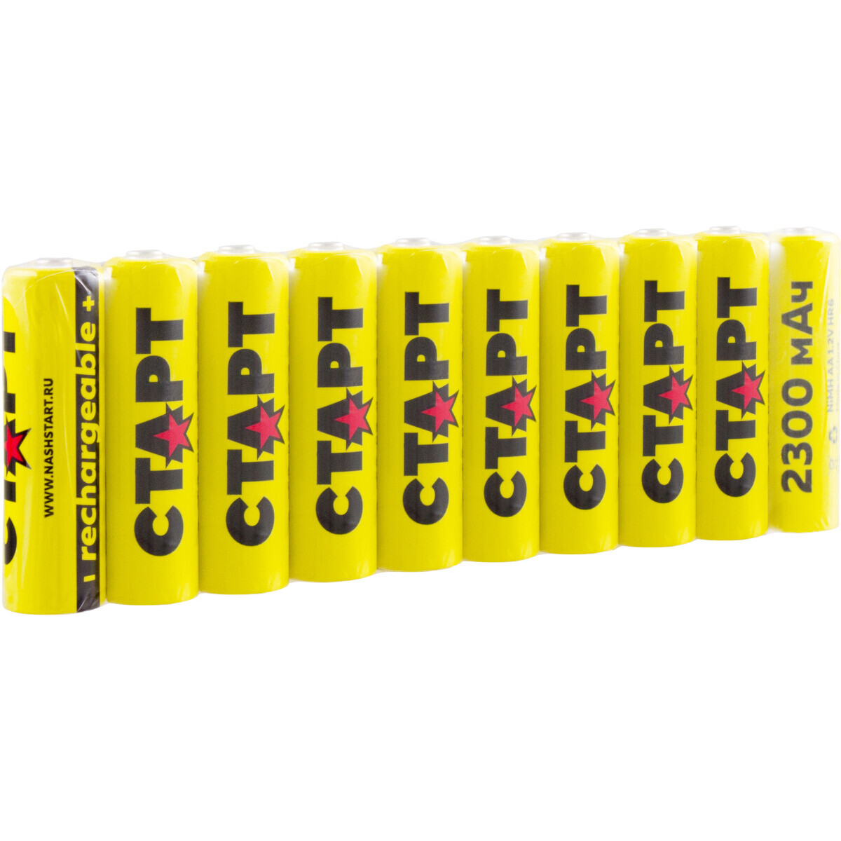 Аккумулятор СТАРТ (AA, 2300mAh, 10 шт.) — изображение 2