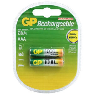 Аккумулятор GP (AAA, 1000mAh, 2 шт.) (100AAAHC-2CR2)