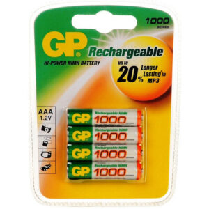 Аккумулятор GP (AAA, 1000mAh, 4 шт.)