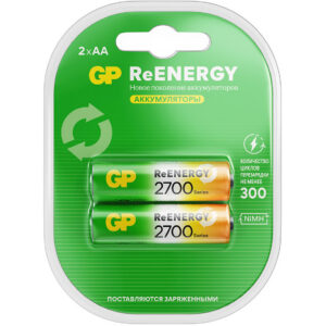Аккумулятор GP ReEnergy (AA, 2600mAh, 2 шт.)