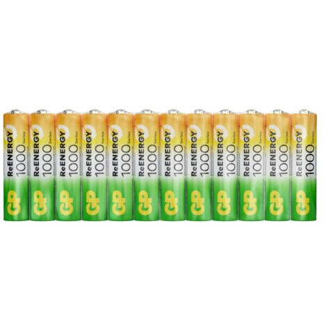 Аккумулятор GP ReEnergy (AAA, 1000mAh, 12 шт.) (100AAAHCRGY-B12)
