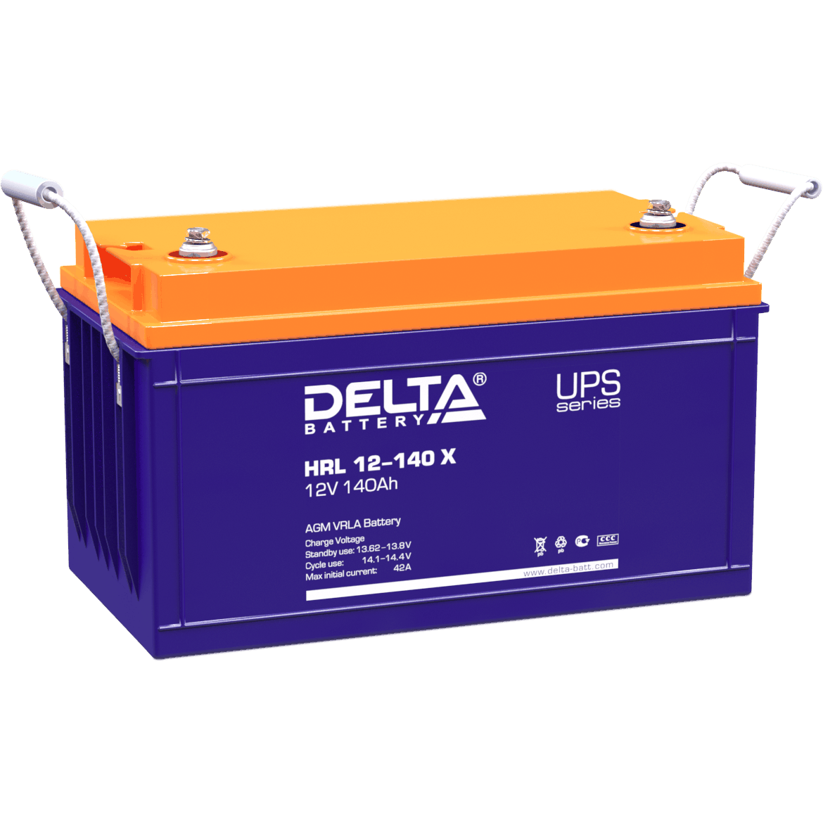 Аккумуляторная батарея Delta HRL12-140X