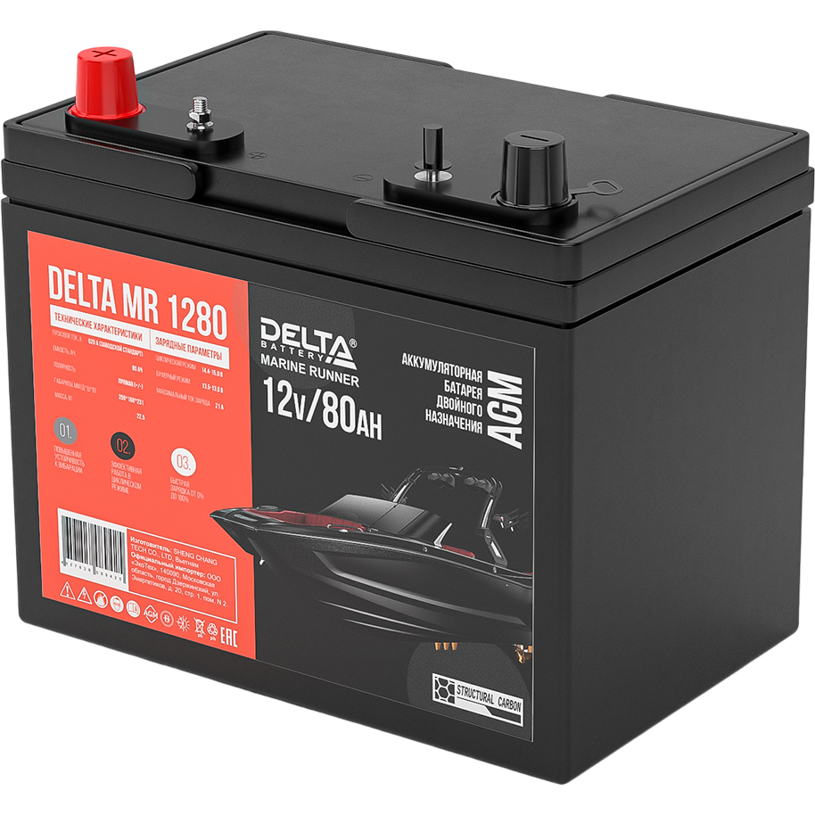Аккумуляторная батарея Delta MR 1280