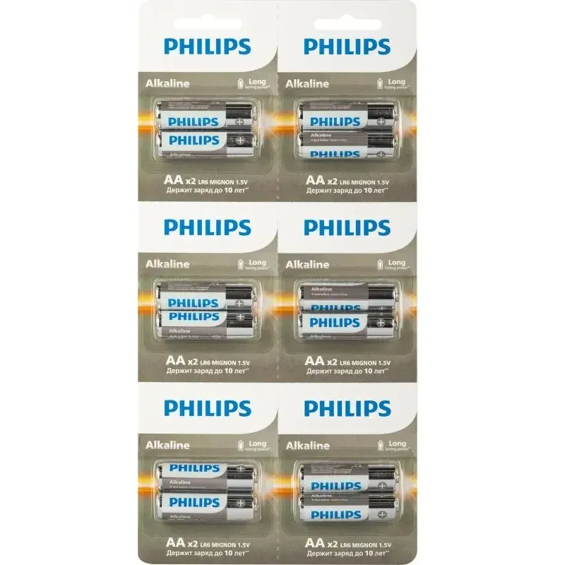 Батарейка Philips LR6A12S/51 (AA, 12 шт.)