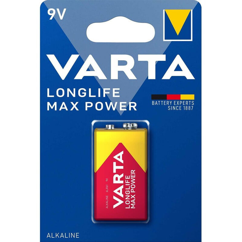 Батарейка Varta Long Life Max Power (9V, 1 шт.)