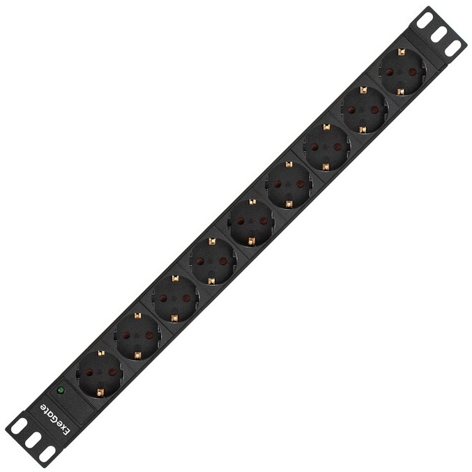 Блок розеток ExeGate PDU-19H903 Al-9S-EU2 — изображение 2