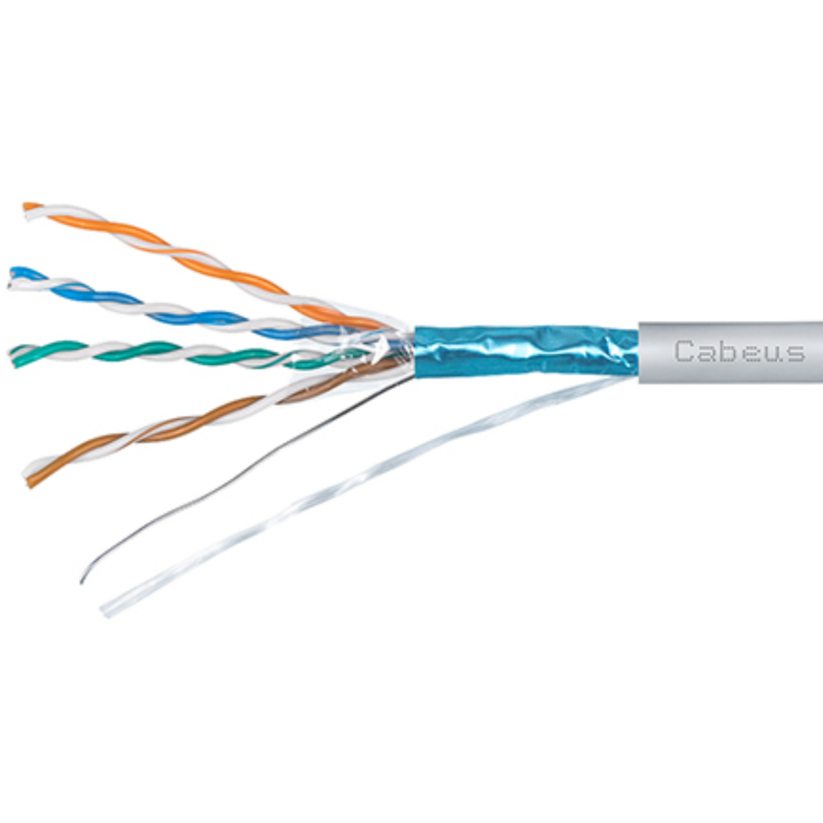 Бухта Cabeus FTP-4P-Cat.5e-SOLID-LSLTx-GY-50, 50м