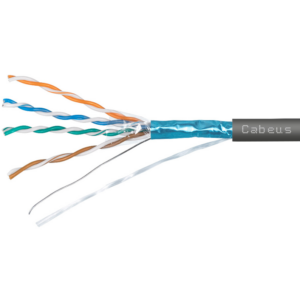 Бухта Cabeus FTP-4P-Cat.5e-SOLID-LSZH-BK, 305м