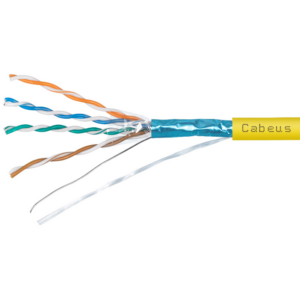 Бухта Cabeus FTP-4P-Cat.5e-SOLID-LSZH-YL, 305м