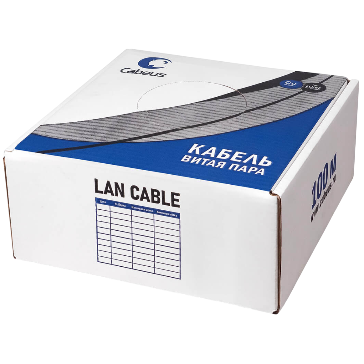 Бухта Cabeus FTP-4P-Cat.5e-SOLID-OUT-PE-UV-100, 100м