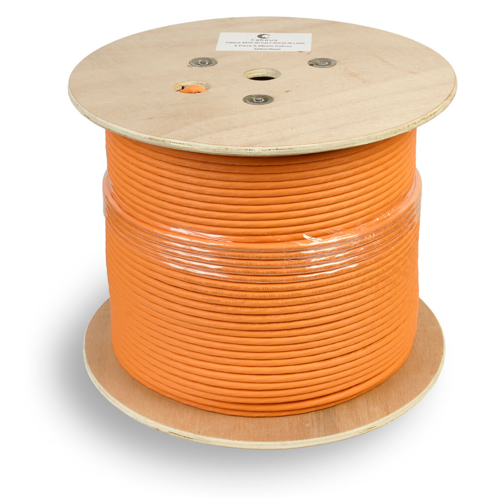 Бухта Cabeus SSTP-4P-Cat.7-PATCH-IN-LSZH-OR, 305м — изображение 2