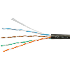 Бухта Cabeus UTP-4P-Cat.5e-SOLID-BK-20, 20м