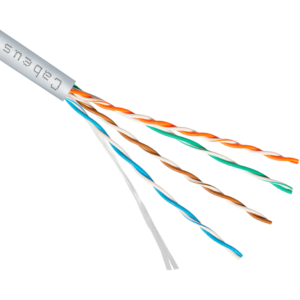 Бухта Cabeus UTP-4P-Cat.5e-SOLID-LSZH-GY-20, 20м