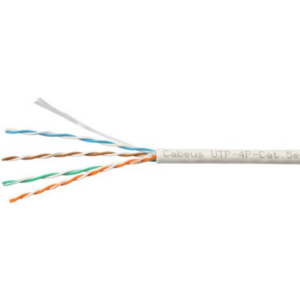 Бухта Cabeus UTP-4P-Cat.5e-SOLID-LSZH-GY-LIGHT-25, 25м