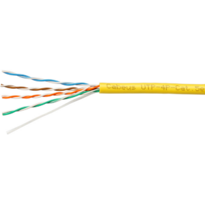 Бухта Cabeus UTP-4P-Cat.5e-SOLID-YL-25, 25м