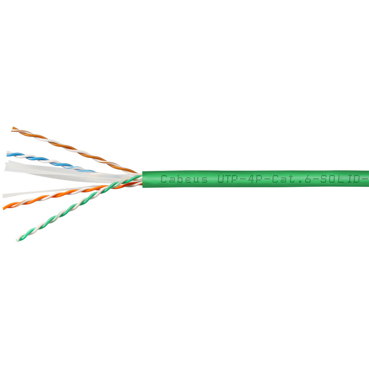Бухта Cabeus UTP-4P-Cat.6-SOLID-LSLTx-GN-50, 50м