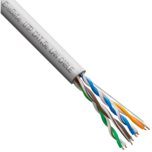 Бухта ExeGate UTP4-C5e-CCA-S24-IN-PVC-GY-100 (EX301085RUS), 100м