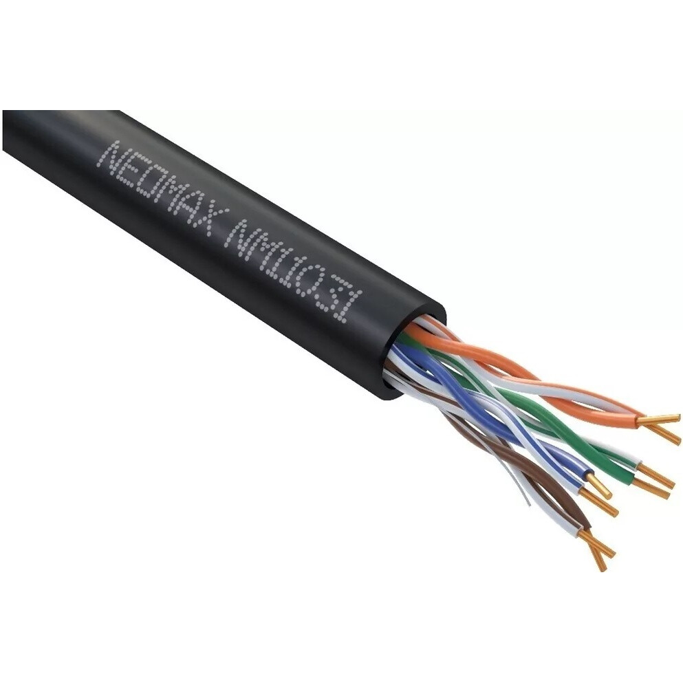 Кабель витая пара U/UTP 5e кат. 4 пары Neomax NM11031