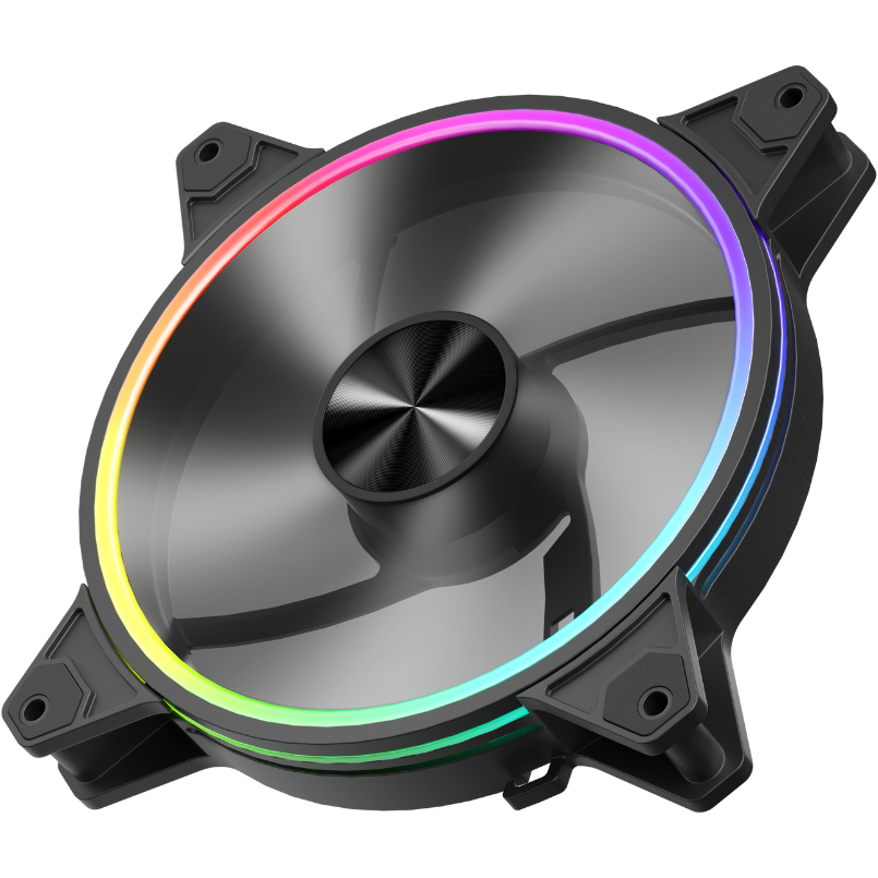 Вентилятор для корпуса 1STPLAYER FO7R-14 ARGB Black — изображение 3