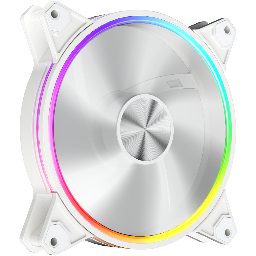 Вентилятор для корпуса 1STPLAYER FO7R-14 ARGB White — изображение 2