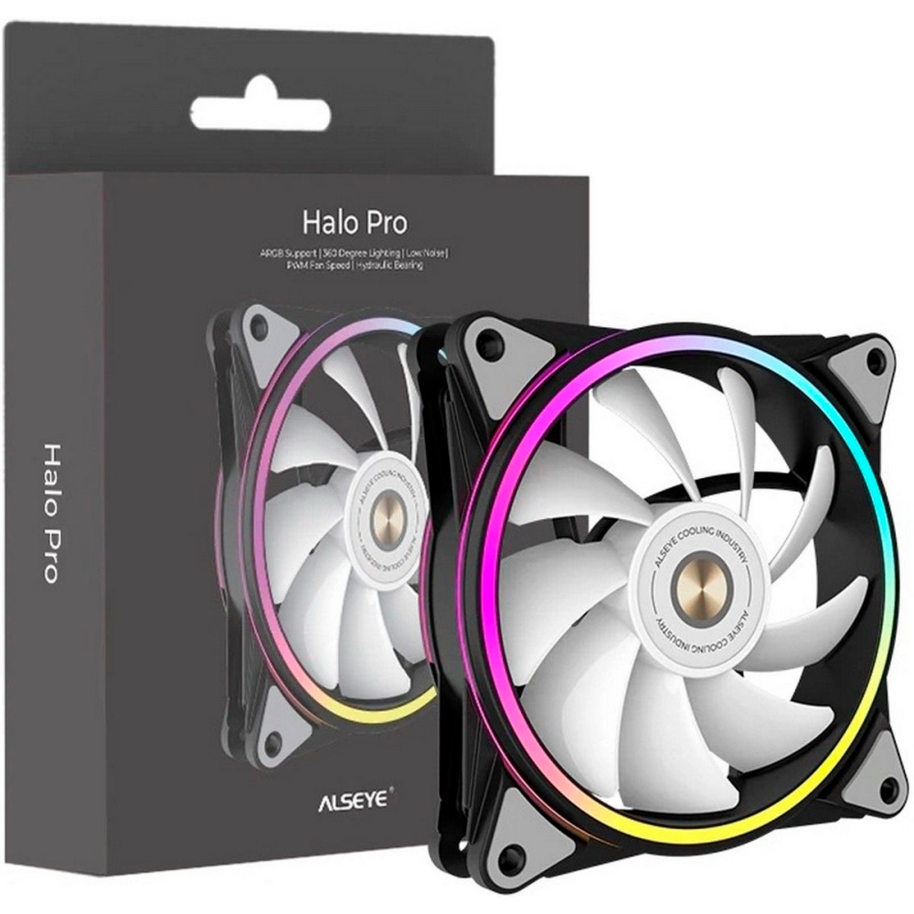 Вентилятор для корпуса ALSEYE HALO PRO B-R — изображение 3