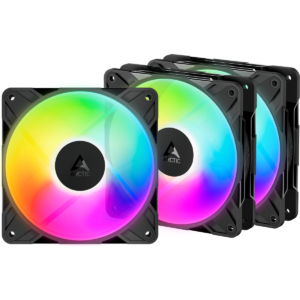 Вентилятор для корпуса Arctic P12 Pro Reverse A-RGB Black (3 шт.)
