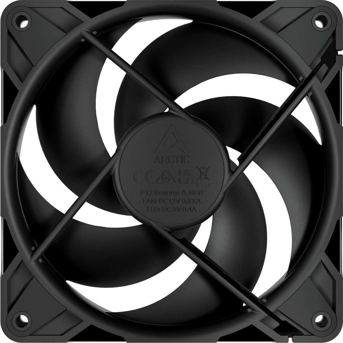 Вентилятор для корпуса Arctic P12 Pro Reverse Black — изображение 3