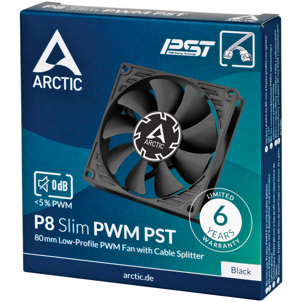 Вентилятор для корпуса ARCTIC P8 Slim PWM PST — изображение 6
