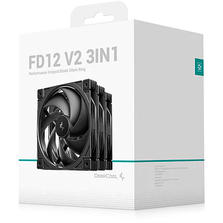 Вентилятор для корпуса DeepCool FD12 V2 (3 шт.) — изображение 6