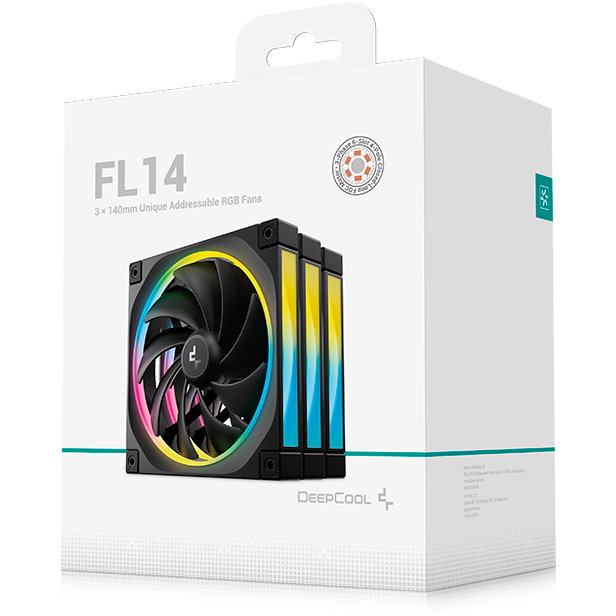 Вентилятор для корпуса DeepCool FL14 (3 шт.) — изображение 7