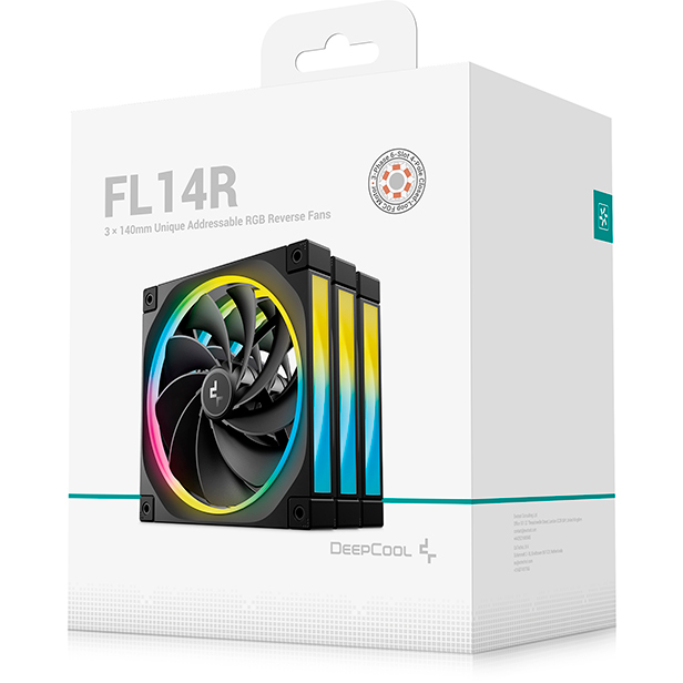 Вентилятор для корпуса DeepCool FL14R (3 шт.) — изображение 7