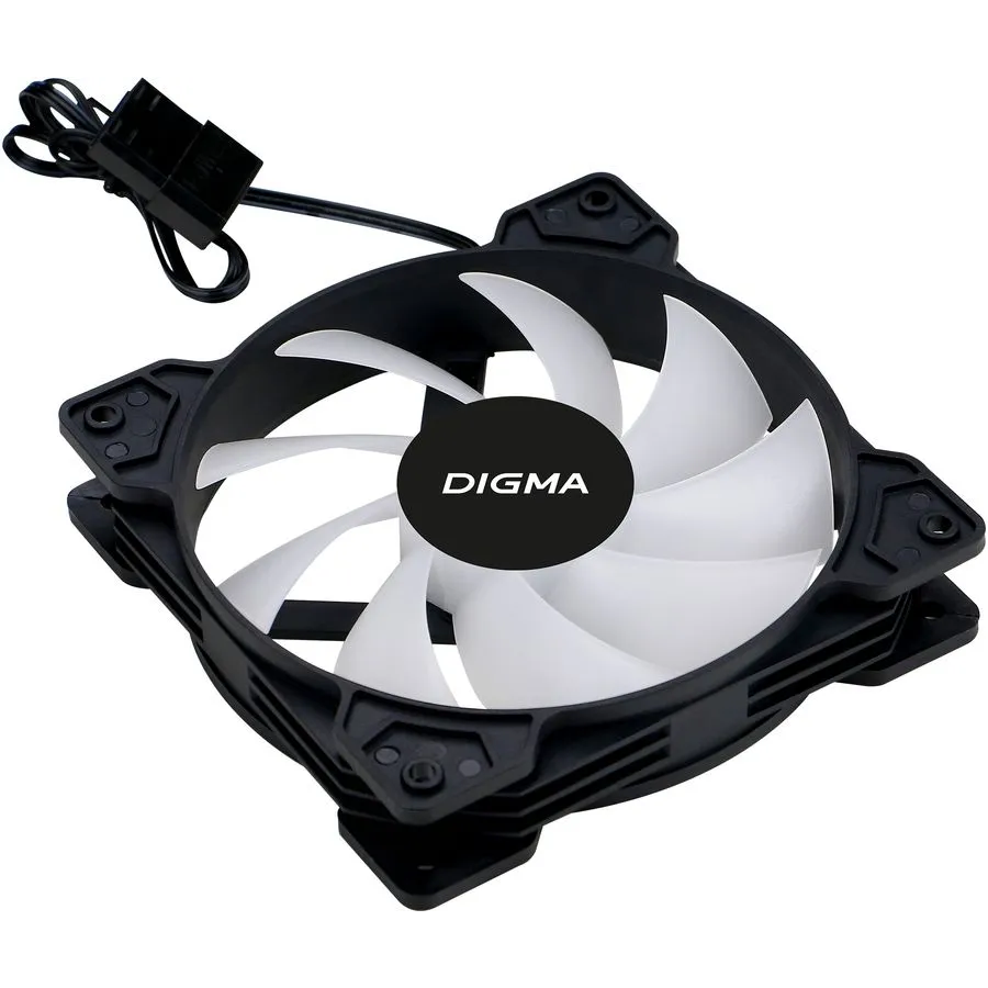 Вентилятор для корпуса Digma DFAN-FRGB1 — изображение 2