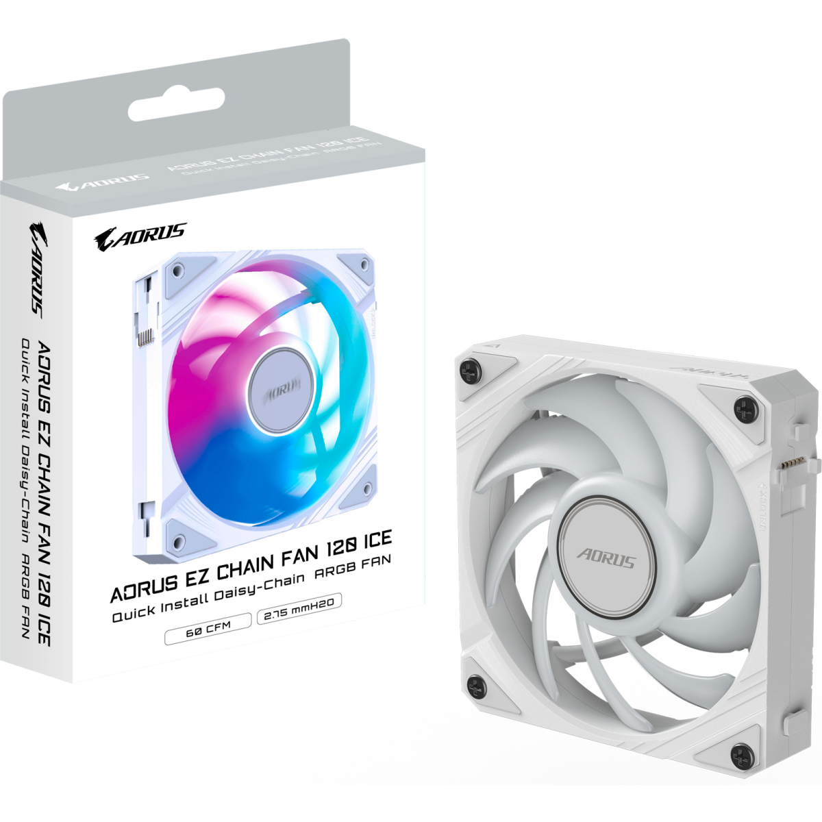 Вентилятор для корпуса GIGABYTE GP-ECFAN1201 ICE — изображение 7