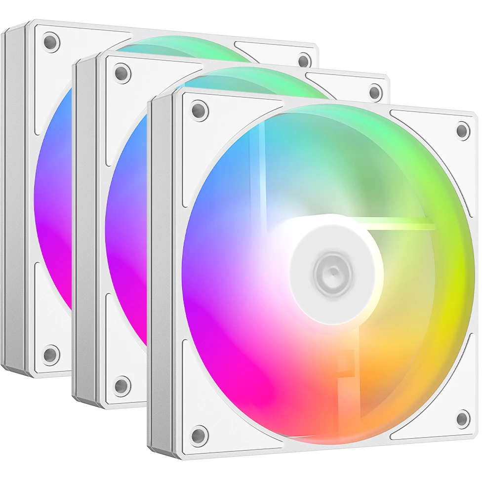 Вентилятор для корпуса ID-COOLING AS-120-ARGB-W TRIO (3 шт.)