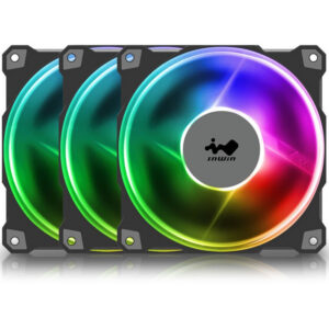 Вентилятор для корпуса InWin Jupiter AJ120 + RGB модуль (Triple pack)