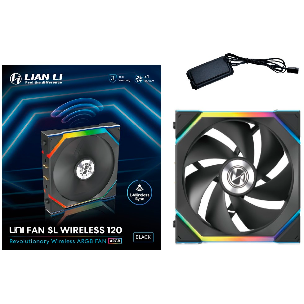 Вентилятор для корпуса Lian Li UNI Fan SL Wireless 120 Black — изображение 8