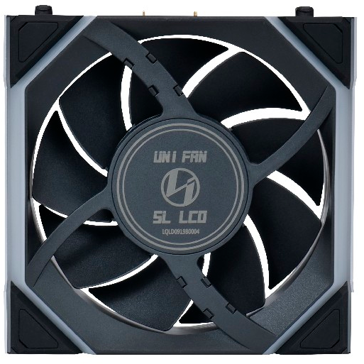 Вентилятор для корпуса Lian Li UNI Fan SL Wireless LCD 120 Black (3 шт.) — изображение 6