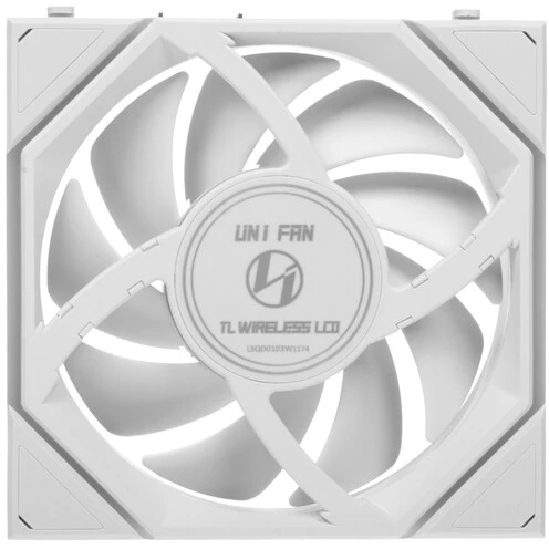 Вентилятор для корпуса Lian Li UNI Fan TL Wireless LCD 120 Reverse Blade White — изображение 2