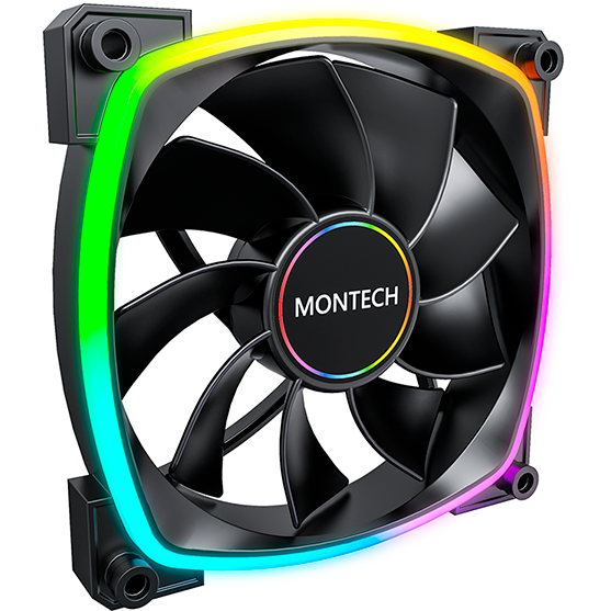 Вентилятор для корпуса MONTECH RX120 PWM BLACK — изображение 2