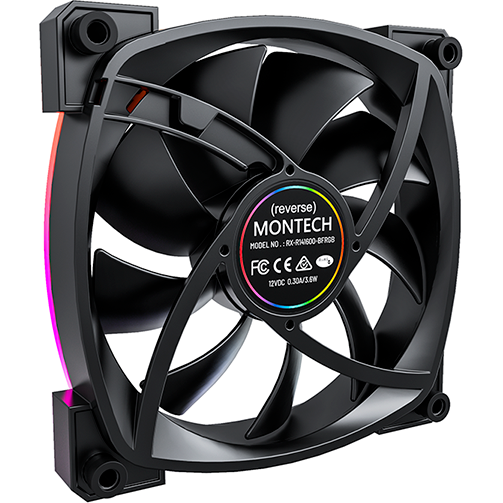 Вентилятор для корпуса MONTECH RX120 PWM BLACK — изображение 4