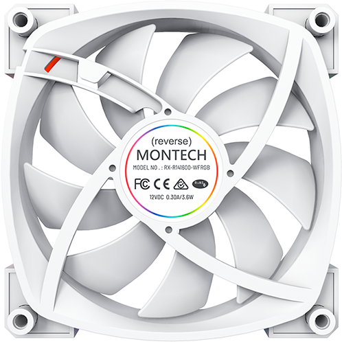 Вентилятор для корпуса MONTECH RX140 PWM WHITE — изображение 5