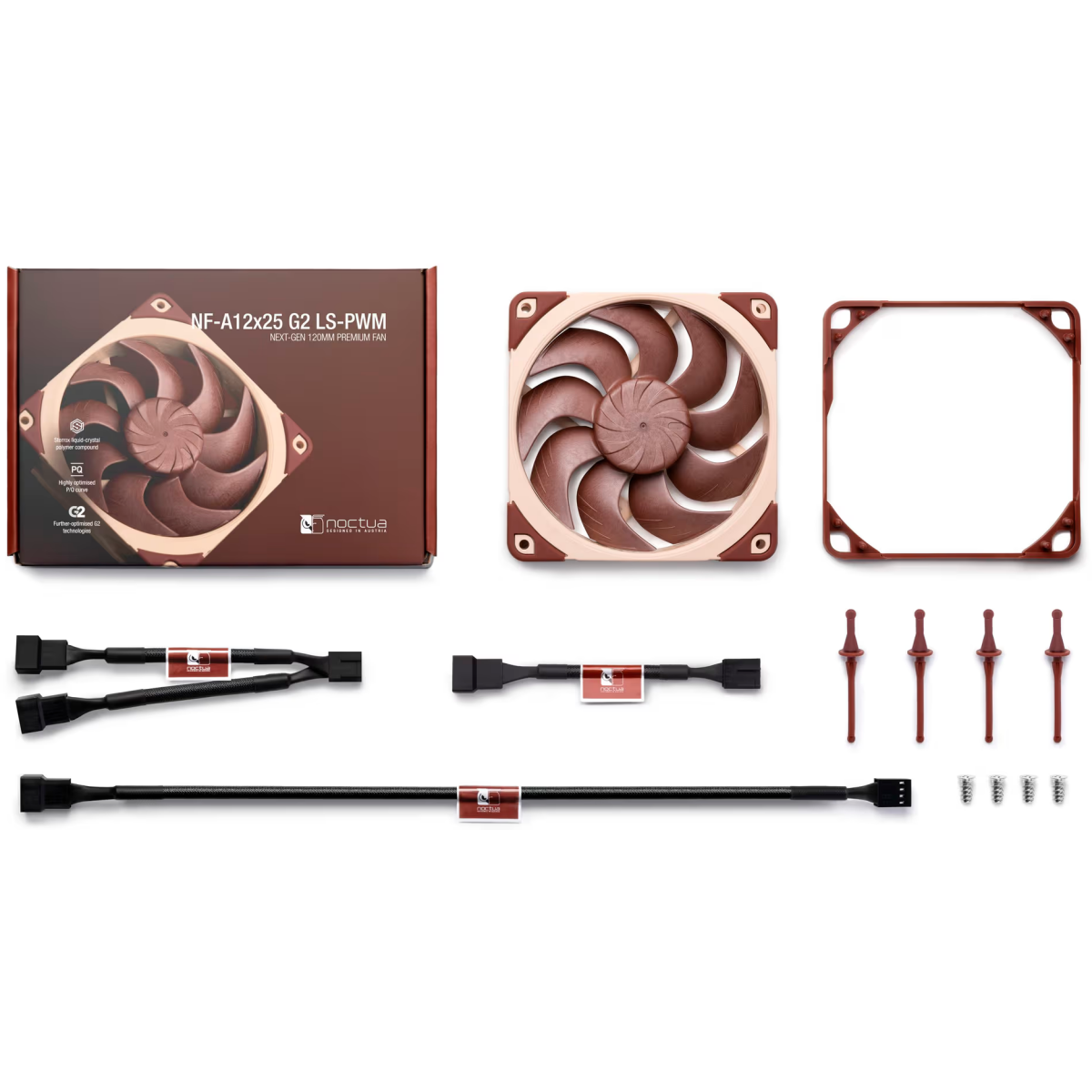 Вентилятор для корпуса Noctua NF-A12x25 G2 LS-PWM — изображение 8