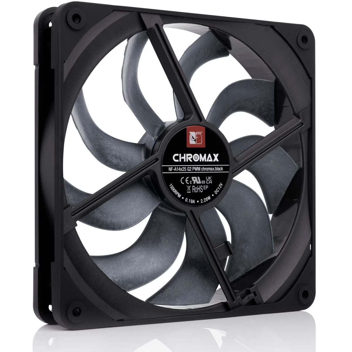 Вентилятор для корпуса Noctua NF-A14x25 G2 PWM Chromax — изображение 2