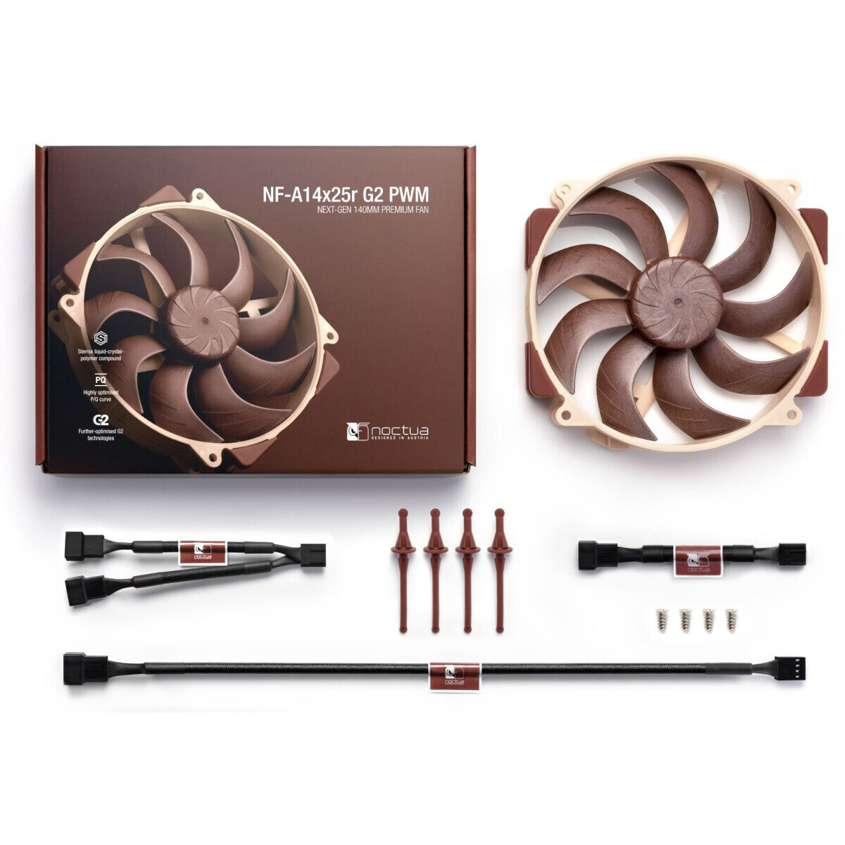 Вентилятор для корпуса Noctua NF-A14X25r G2 PWM — изображение 4