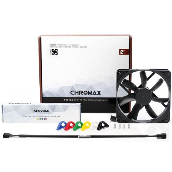 Вентилятор для корпуса Noctua NF-S12A PWM Chromax — изображение 3