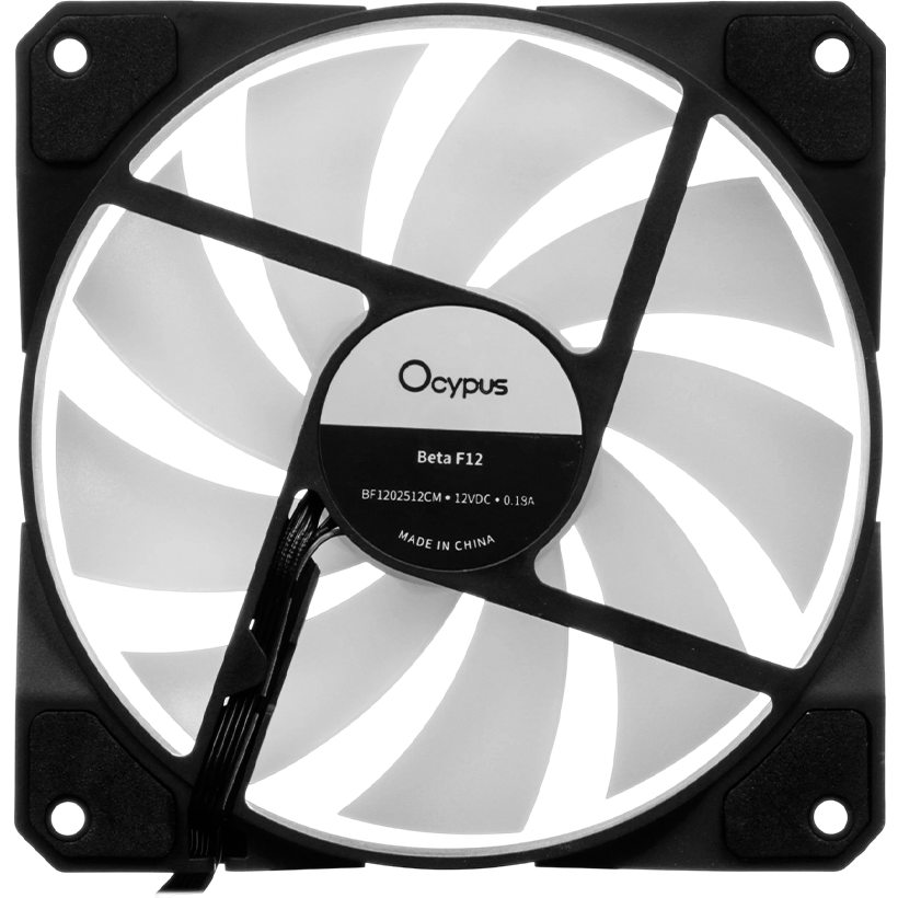 Вентилятор для корпуса Ocypus Beta F12 BK ARGB — изображение 3