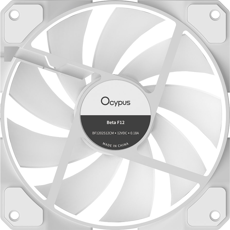Вентилятор для корпуса Ocypus Beta F12 WH ARGB — изображение 5