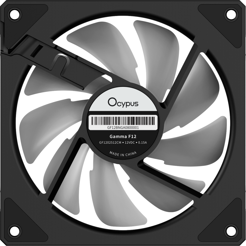 Вентилятор для корпуса Ocypus Gamma F12 BK ARGB REVERSE BLADE — изображение 5