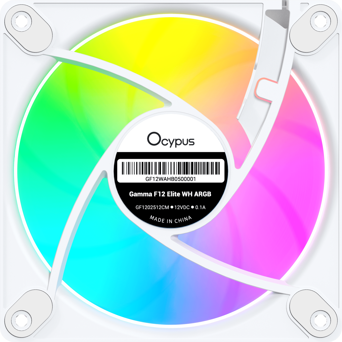 Вентилятор для корпуса Ocypus Gamma F12 Elite WH ARGB — изображение 4