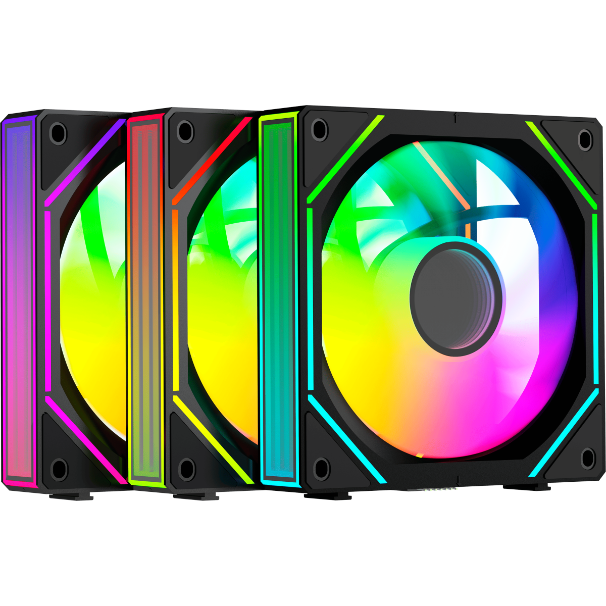 Вентилятор для корпуса Ocypus Gamma F12 UNI BK ARGB (3 шт.)